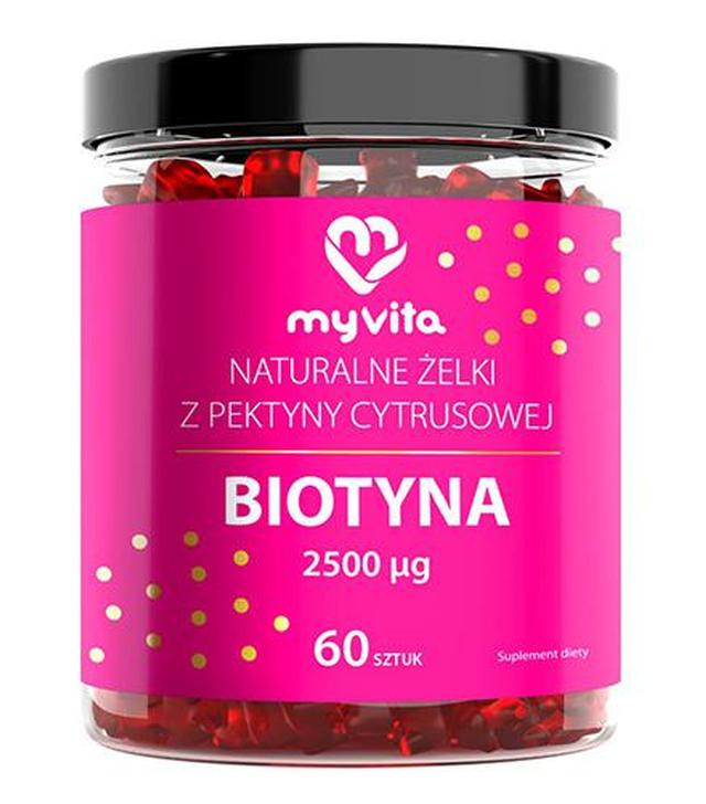 MyVita Biotyna Żelki, 60 sztuk