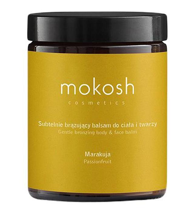 Mokosh Subtelnie Brązujący Balsam do ciała i twarzy Marakuja, 180 ml, cena, wskazania, skład