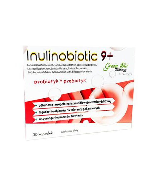 Inulinobiotic 9+ Probiotyk + Prebiotyk - 30 kaps. - cena, opinie, dawkowanie