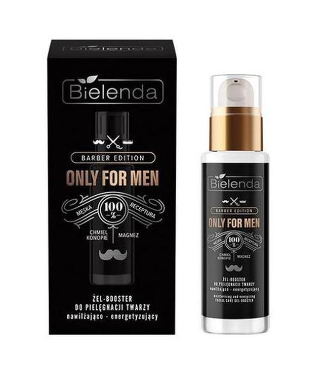 Bielenda Only For Men Barber Edition Żel-Booster nawilżająco-energetyzujący, 30 ml cena, opinie, stosowanie