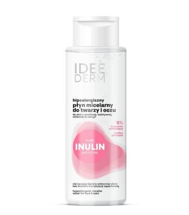 Idee Derm Hipoalergiczny Płyn micelarny do twarzy i oczu, 400 ml