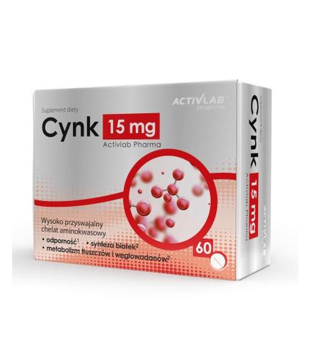 Activlab Cynk 15mg, tabletki, 60 sztuk