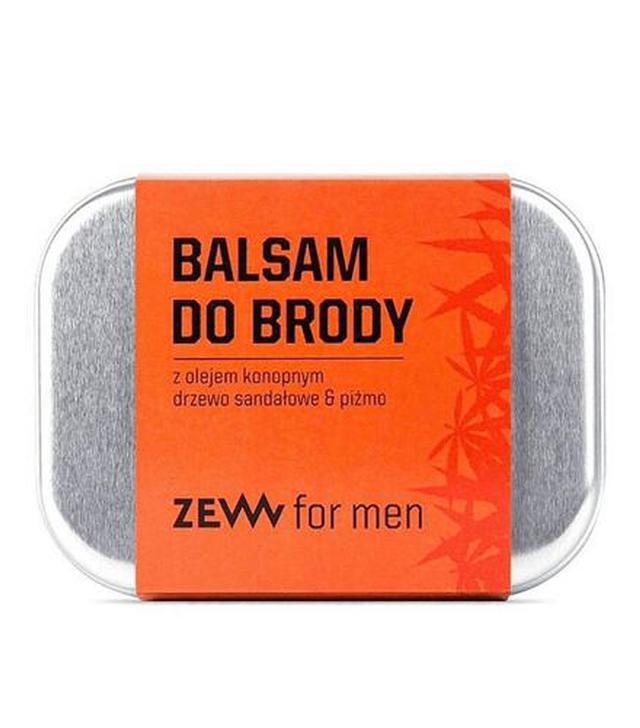 Zew for men Balsam do brody z olejem konopnym Zapach drzewa sandałowego i piżma - 80 ml - cena, opinie, skład