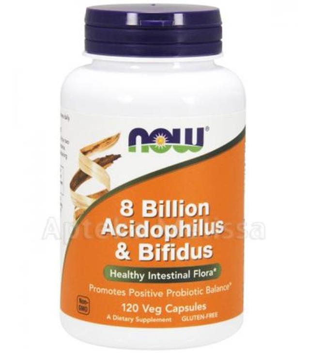 NOW FOODS 8 Billion Acidophilus & Bifidus - 120 kaps.
