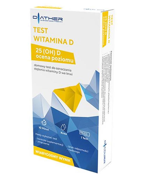 Diather Domowy test do oznaczenia stężenia witaminy D we krwi - 1 sztuka