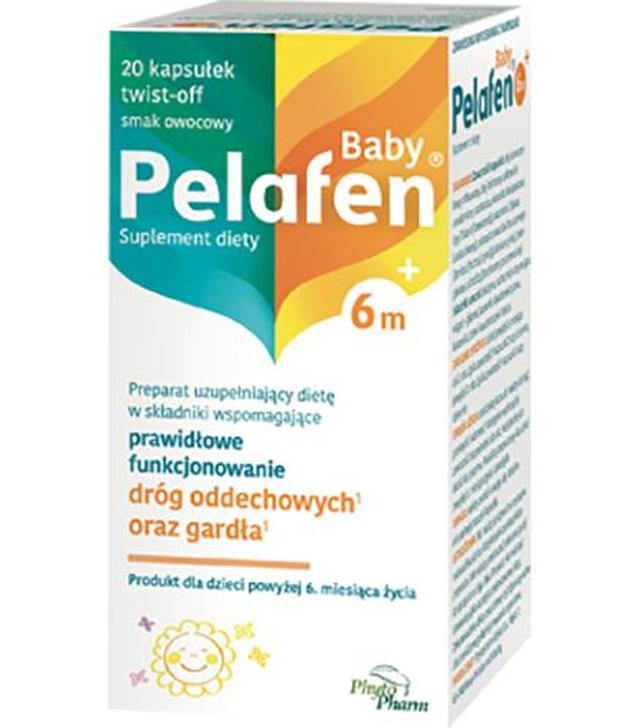 PELAFEN BABY 6+ Smak owocowy, 20 kapsułek - ważny do 2025-01-31