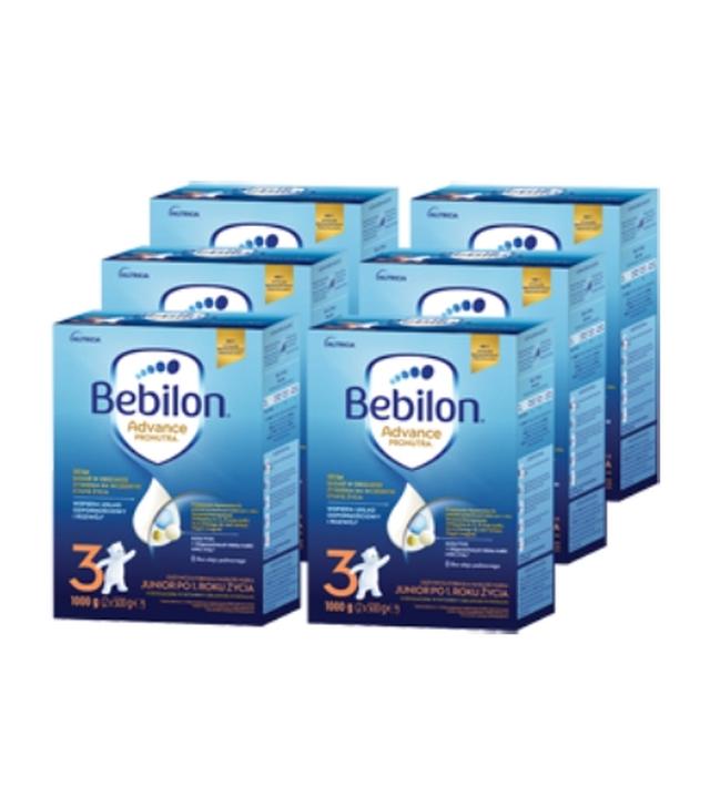 Bebilon 3 Advance Pronutra Junior, odżywcza formuła na bazie mleka po 1. roku życia, 6 x 1000 g