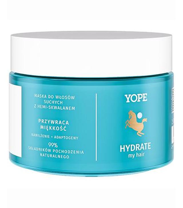 Yope Hydrate My Hair Maska do włosów suchych z hemi-skwalanem, 250 ml