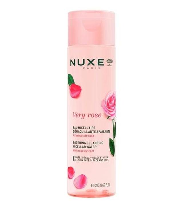 Nuxe Very Rose, Woda micelarna łagodząca 3w1, 200 ml