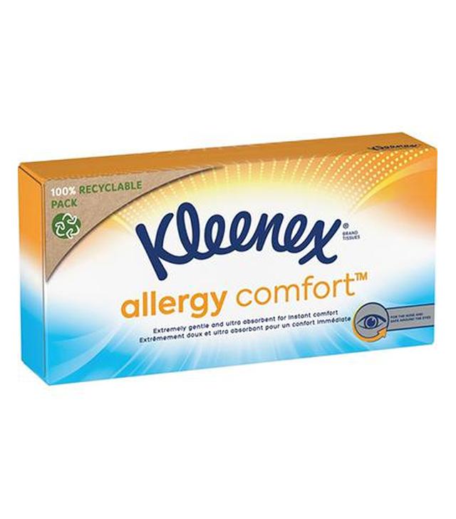 Kleenex Allergy Comfort Chusteczki higieniczne, 56 szt., cena, opinie, wskazania