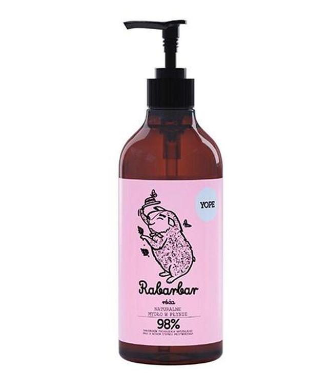 Yope Naturalne mydło w płynie Rabarbar i róża - 500 ml - cena, opinie, wskazania