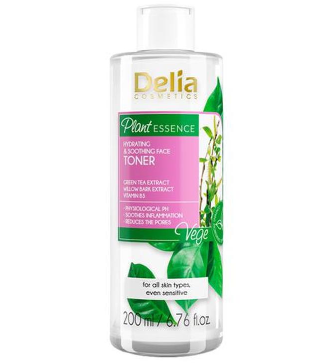 Delia Cosmetics Plant Essence Nawilżająco - łagodzący tonik do twarzy - 200 ml - cena, opinie, wskazania