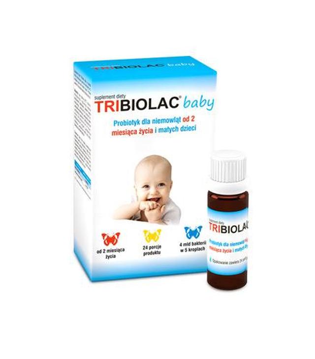 Tribiolac Baby krople, probiotyk dla dzieci, 5 ml