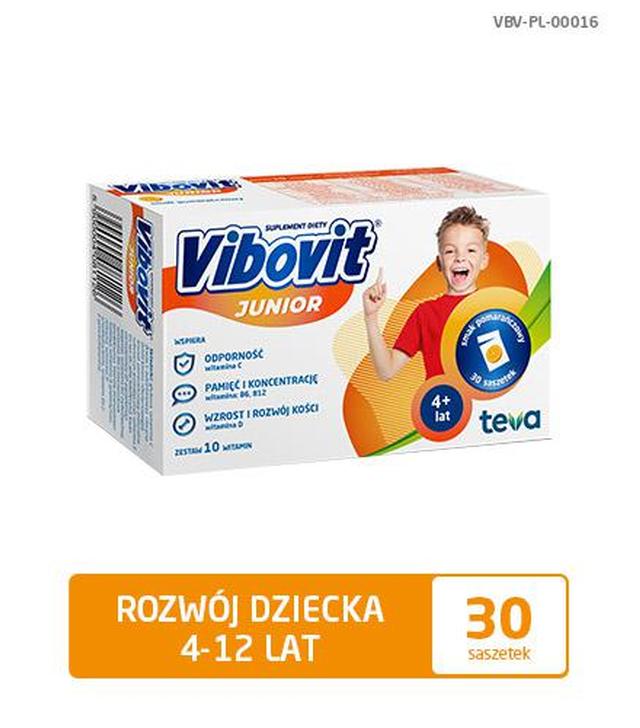 VIBOVIT JUNIOR Pomarańczowy, 30 sasz.