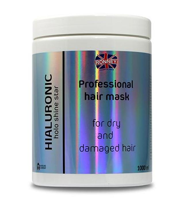Ronney HoLo Shine Star Hialuronic Mask Maska nawilżająca do włosów suchych i zniszczonych, 1000 ml