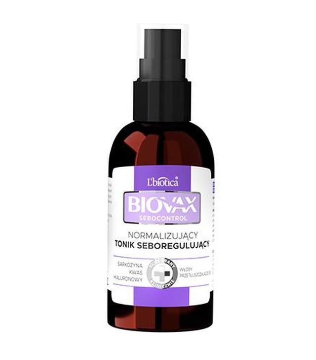 Biovax Sebocontrol Normalizujący Tonik seboregulujący, 100 ml - ważny do 2025-10-31