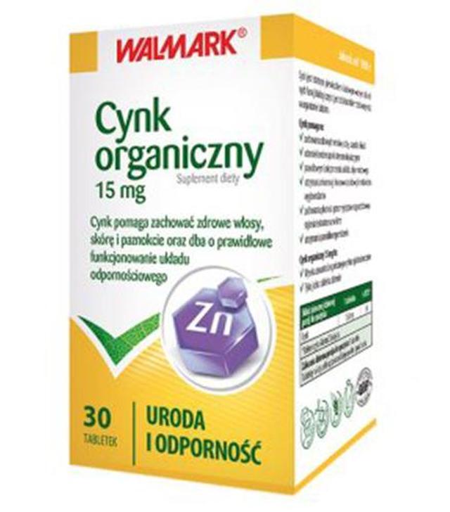 WALMARK CYNK ORGANICZNY 15 mg - 30 tabl.