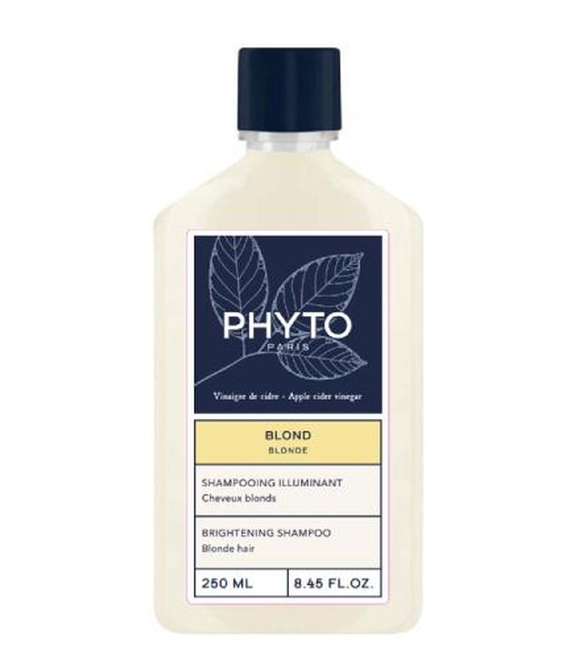 Phyto Blond Szampon podkreślający blask włosów blond, 250 ml