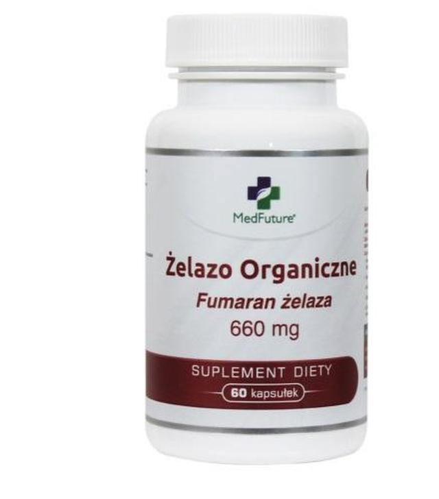 MedFuture Żelazo Organiczne 660 mg, 60 kapsułek