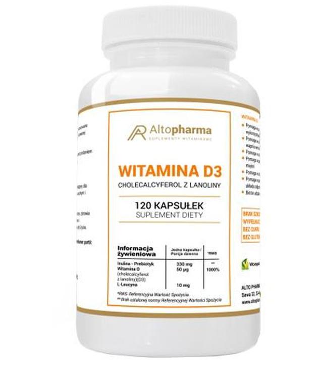 Altopharma Witamina D3 2000 IU - 120 kapsułek
