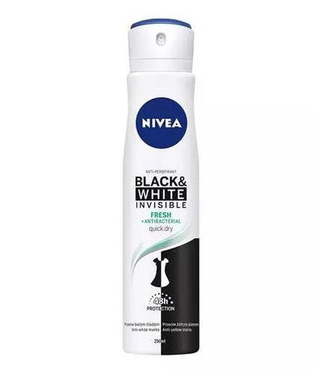 NIVEA BLACK&WHITE INVISIBLE FRESH Antyperspirant 48h - 150 ml