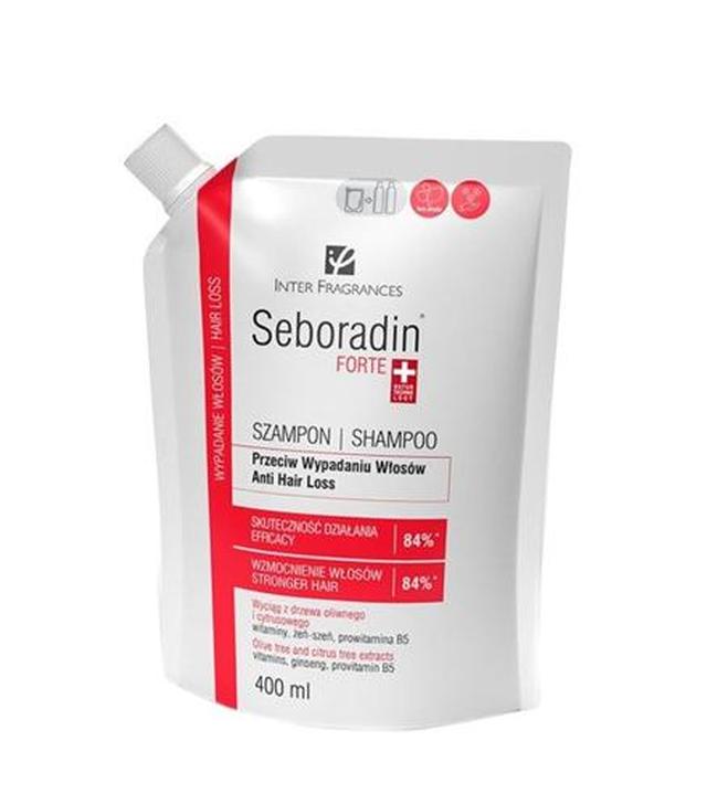 Seboradin Forte Szampon przeciw wypadaniu włosów zapas - 400 ml - cena, opinie, właściwości