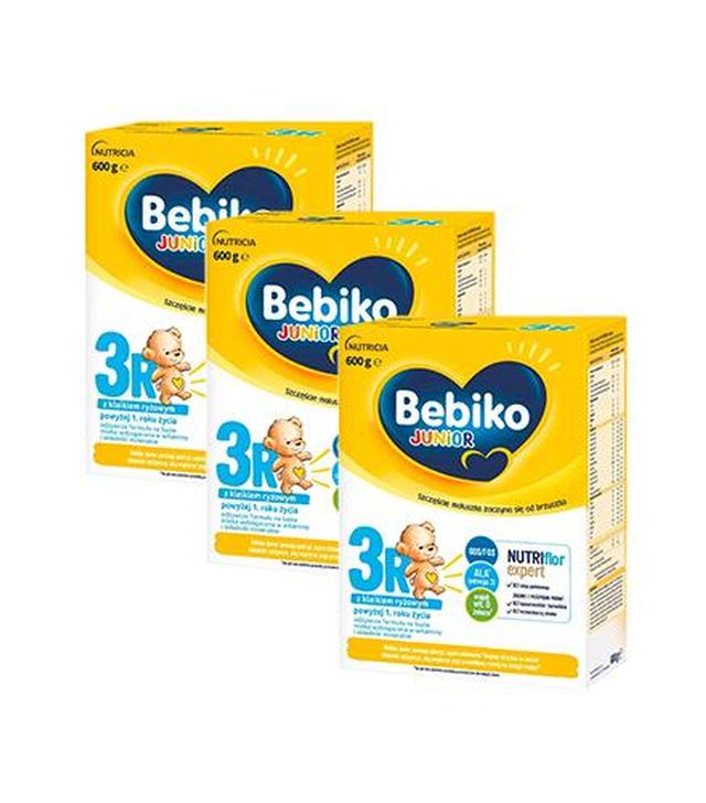 Bebiko Junior 3R Nutriflor Expert z kleikiem ryżowym powyżej 1. roku życia, 3 x 600 g