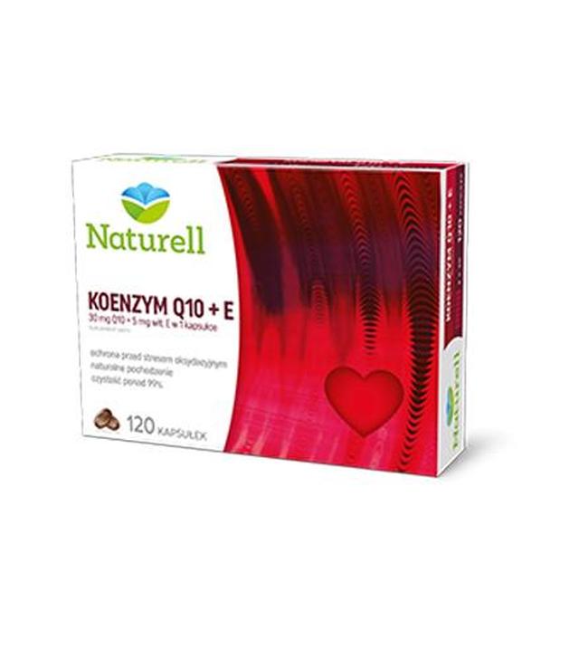 NATURELL KOENZYM Q10 + E, 120 kapsułek - 1023732 - uszkodzone kartonowe opakowanie
