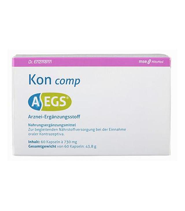 Aegs Kon comp - 60 kaps. - cena, opinie, właściwości