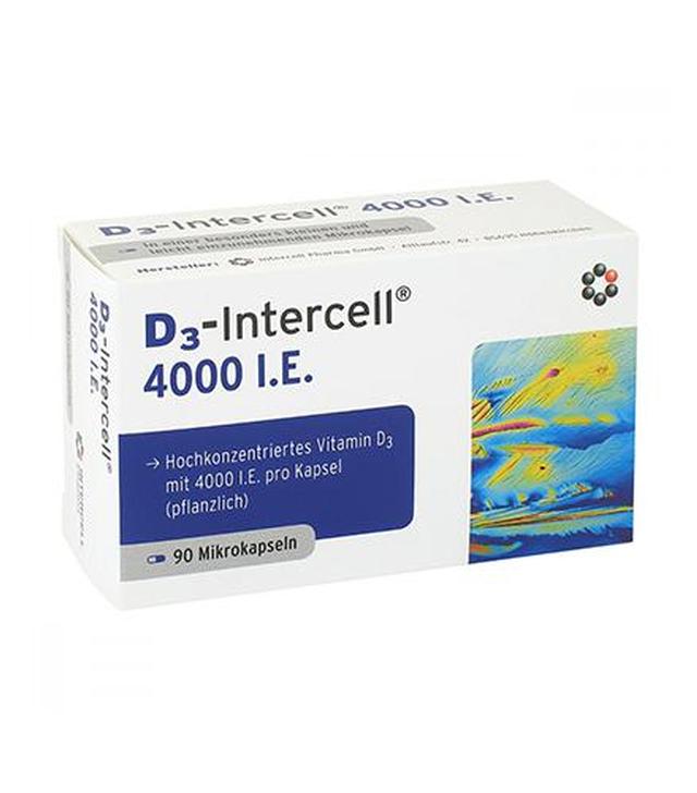 Mitopharma D3-Intercell 4000 I.E., 90 kaps., cena, opinie, właściwości