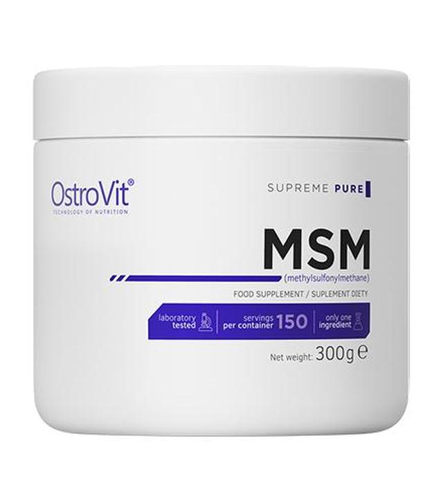 OstroVit Supreme Pure MSM - 300 g - cena, opinie, właściwości