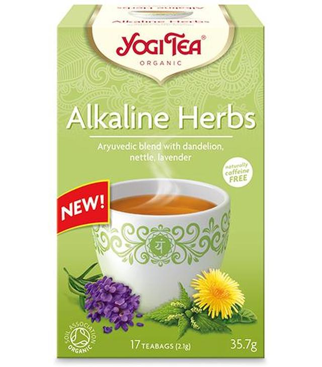 Yogi Tea Organic ALKALINE HERBS Zioła alkaliczne BIO, 17 saszetek
