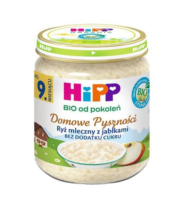 HiPP BIO od pokoleń, Ryż mleczny z jabłkami, po 9. m-cu, 200 g, cena, opinie, właściwości