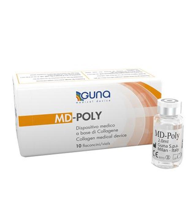 Md-Poly Wyrób medyczny na bazie kolagenu - 10 fiolek x 2 ml - cena, opinie, właściwości