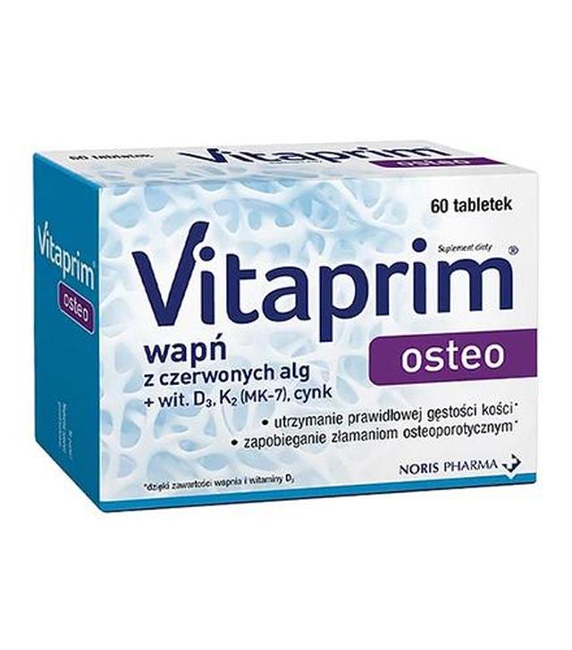 Vitaprim Osteo - 60 tabl. - cena, opinie, właściwości