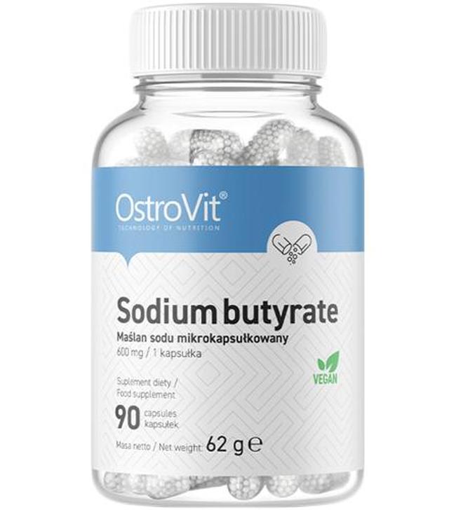 OstroVit Sodium Butyrate - 90 kaps. - cena, opinie, składniki