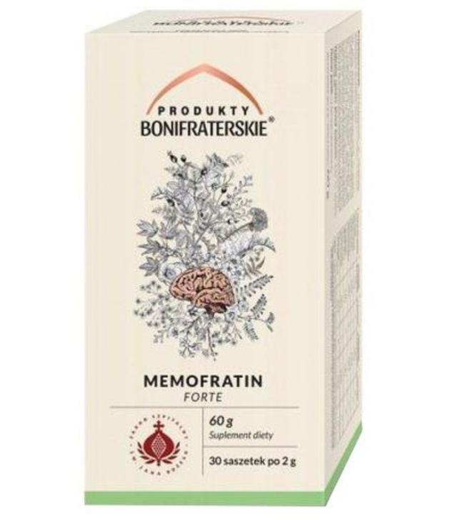 Produkty Bonifraterskie Memofratin Forte - 30 sasz. - cena, opinie, stosowanie