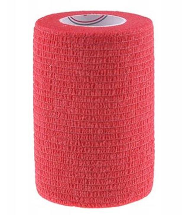 Bandaż samoprzylepny 7,5 cm x 4,5 m kolor czerwony - 1 szt. - cena, opinie, wskazania