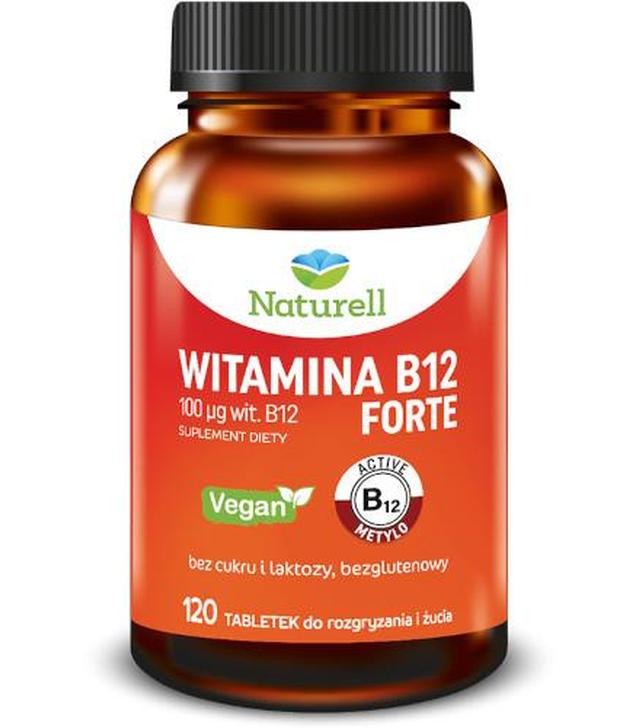 Naturell Witamina B12 Forte, 120 tabletek do żucia