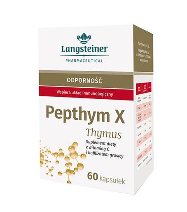 LANGSTEINER PEPTHYM X THYMUS Odporność, 60 kapsułek