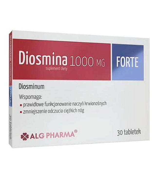 Alg Pharma Diosmina 1000 mg Forte+, 30 tabletek