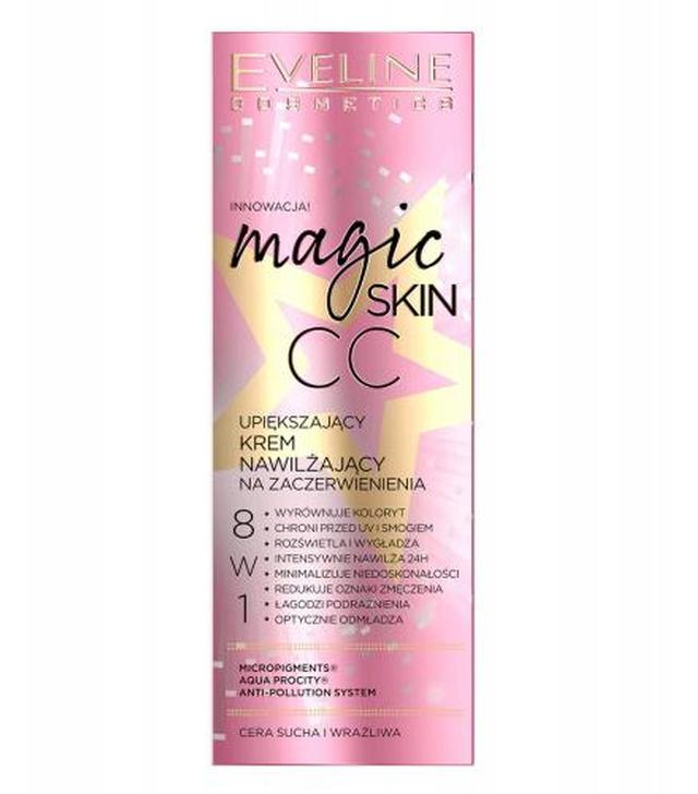 Eveline Cosmetics Magic Skin CC Upiększający krem nawilżający na zaczerwienienia, 50 ml, cena, opinie, właściwości