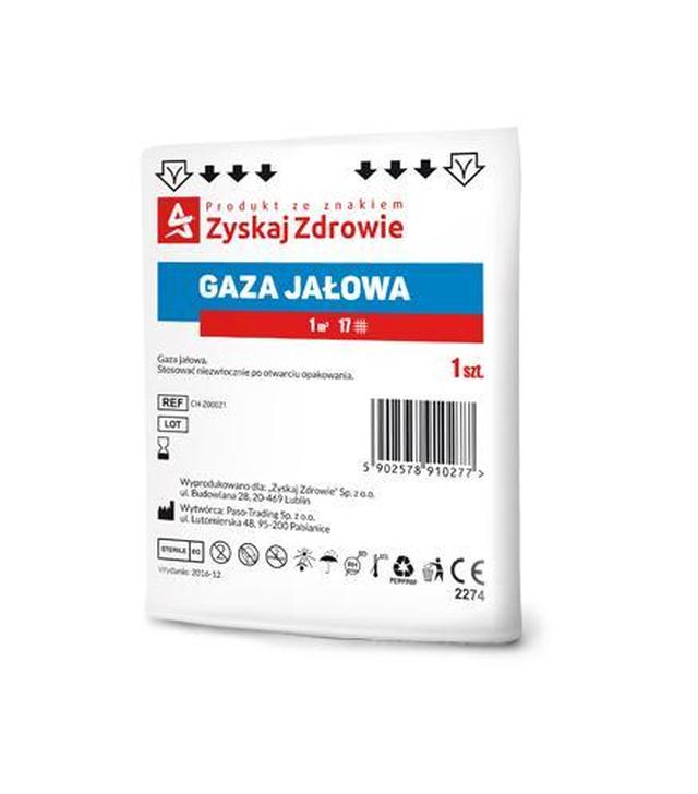 Zyskaj Zdrowie Gaza jałowa 17 nitkowa 1 m2, 1 sztuka