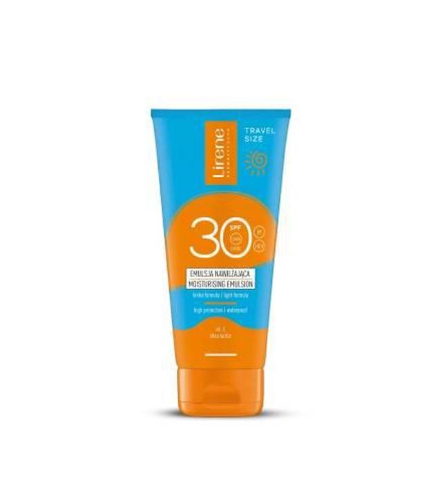 Lirene, Emulsja nawilżająca SPF 30 travel size, 90 ml
