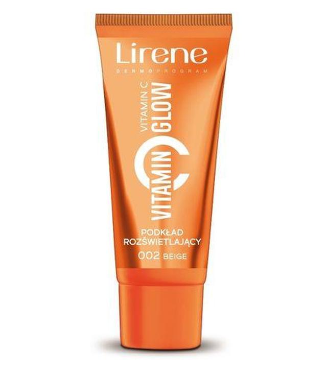 Lirene Vitamin C Glow podkład rozświetlający 002 Beige 30 ml