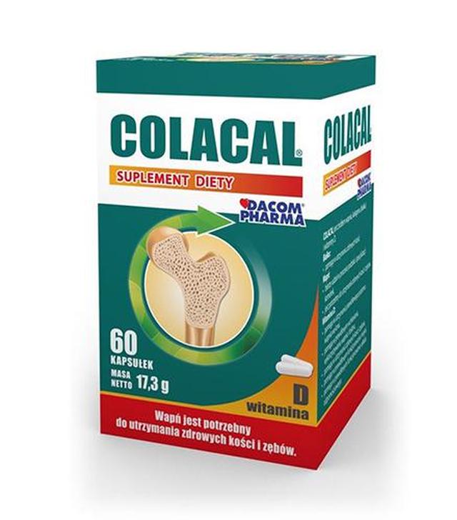 Colacal, 60 kaps. na zdrowe i mocne kości cena, opinie, właściwości