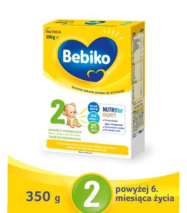 BEBIKO 2 Mleko modyfikowane następne dla niemowląt, 350 g