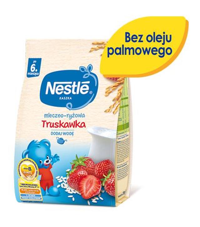 Nestle Kaszka mleczno-ryżowa truskawka po 6. miesiącu - 230 g - cena, opinie, stosowanie