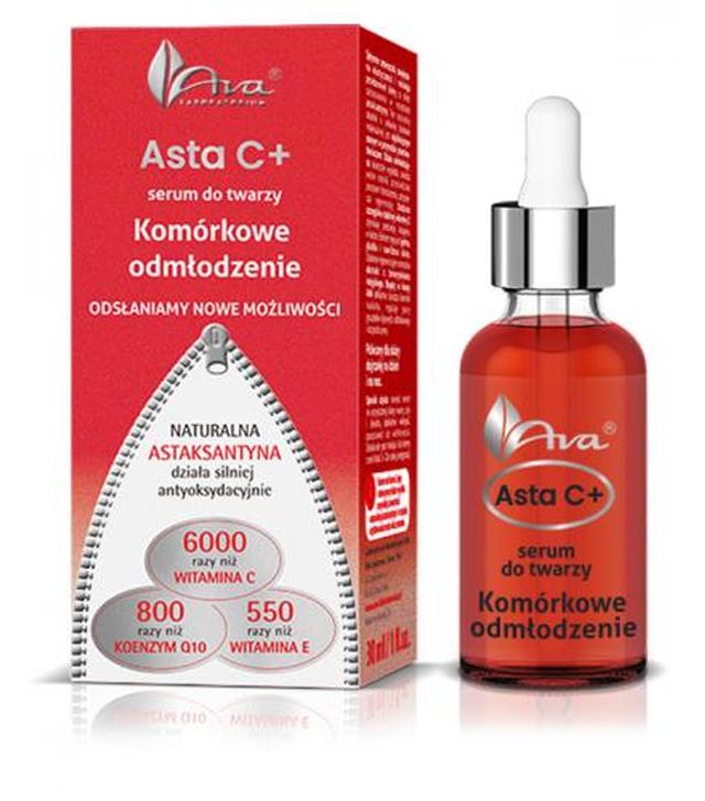 AVA ASTA C+ Serum do twarzy Komórkowe odmłodzenie, 30 ml