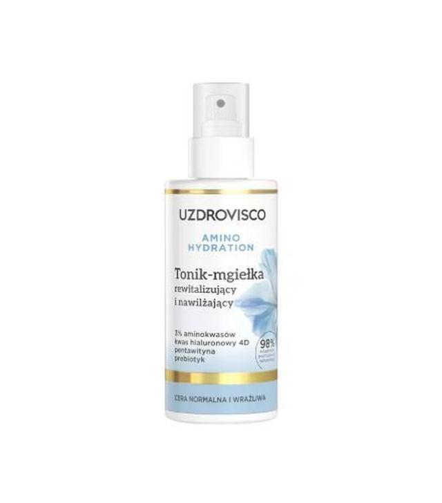 Uzdrovisco Amino Hydration Tonik-mgiełka rewitalizujący i nawilżający, 150 ml